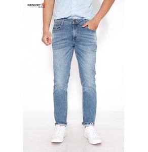 Quần Dài Jeans Côn Wash Nhẹ