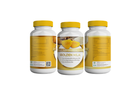 Thực phẩm hỗ trợ sức khỏe: Viên nhai Golden Milk dạng Lọ 30 viên