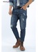 Quần Dài Jeans Xước Rách Phá Cách