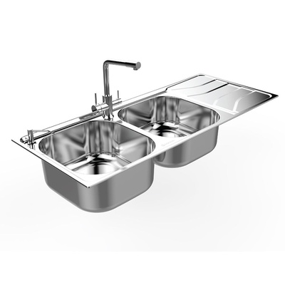 CHẬU RỬA BÁT INOX S100